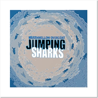 Jumping Sharks Posters and Art